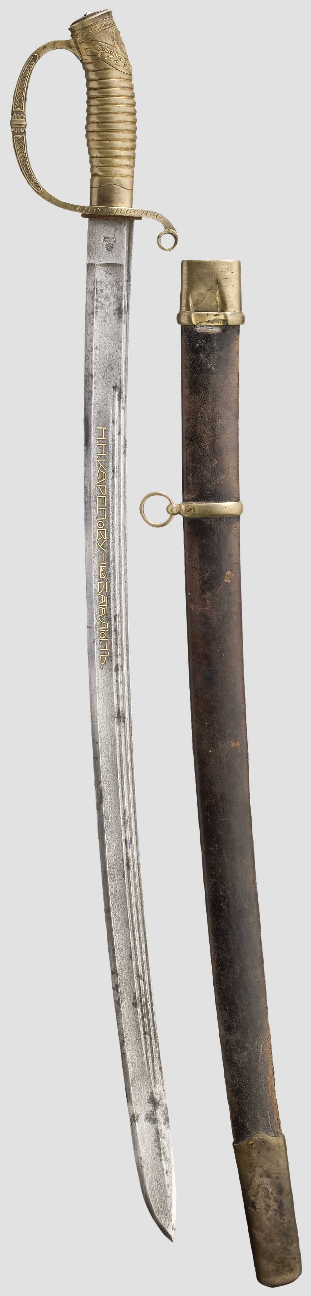 Saint  George's Weapon of Lieutenant General Nikolai Nikolayevich Karepov.jpg