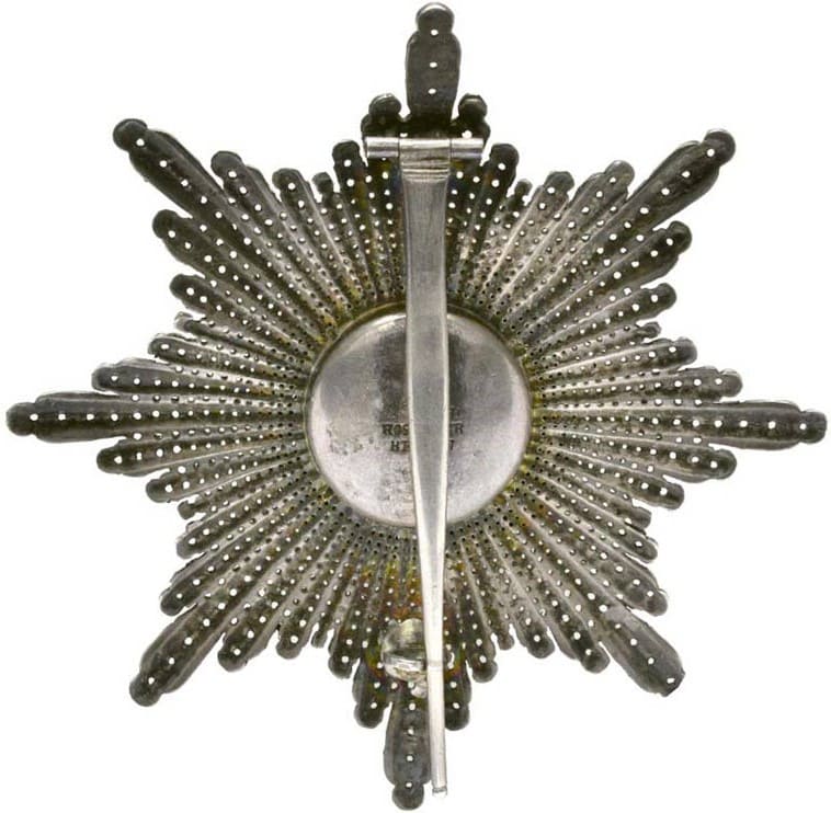 Saint Stanislaus order diamond-cut breast star made by  Hossauer.jpg