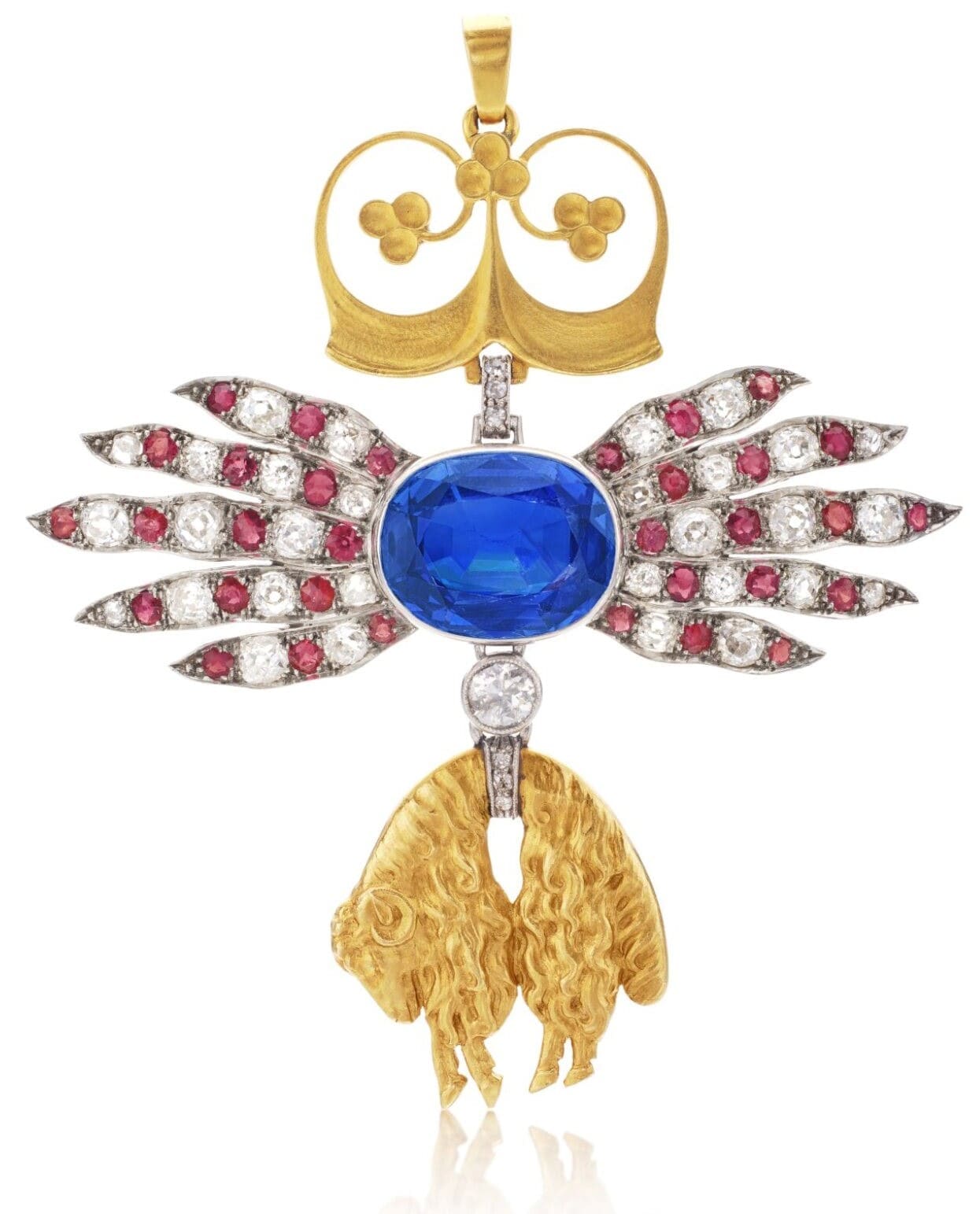 Sapphire, ruby  and diamond neck badge of the Order of the Golden Fleece.jpeg