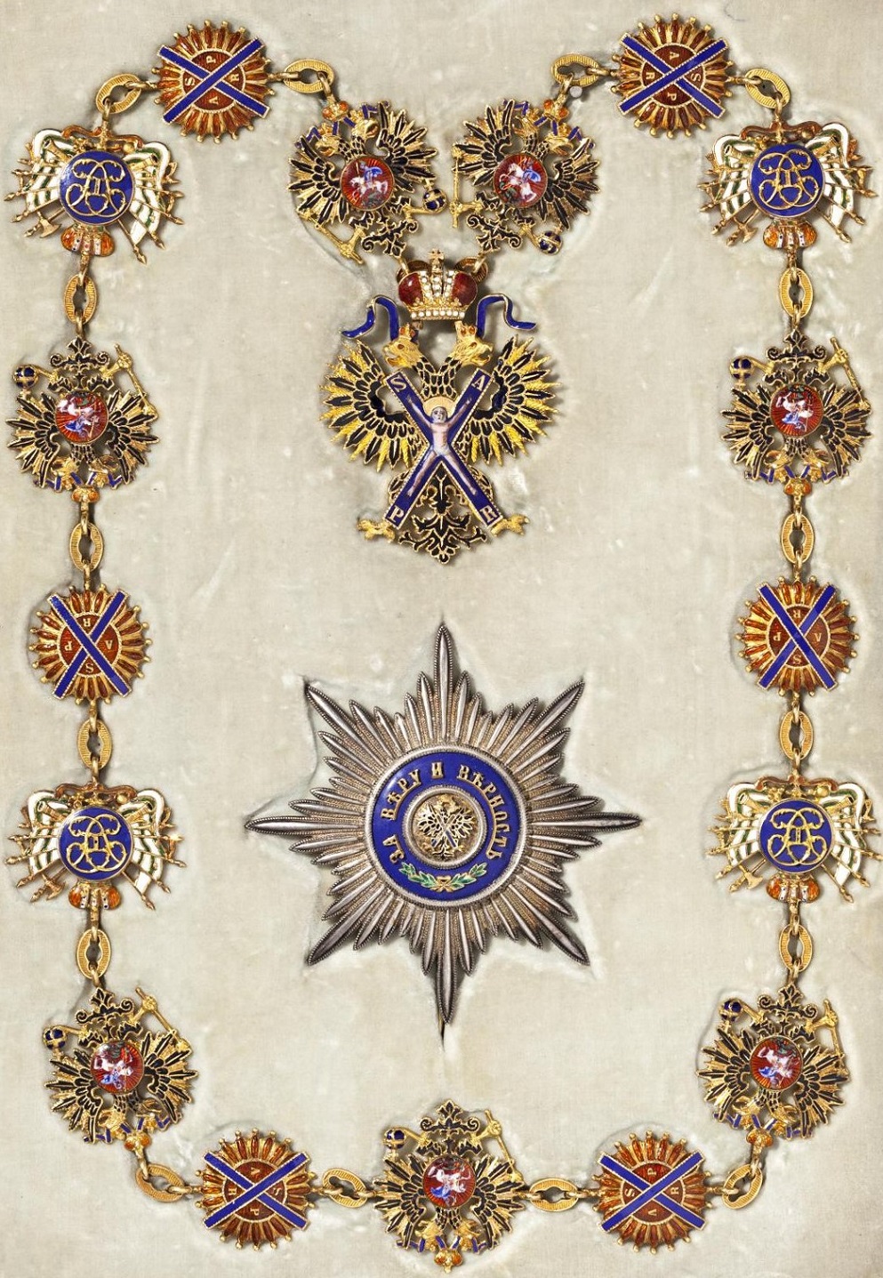 Сhild's Order of Saint Andrew the First Called Grand Duke Sergei Alexandrovich of Russia.jpg
