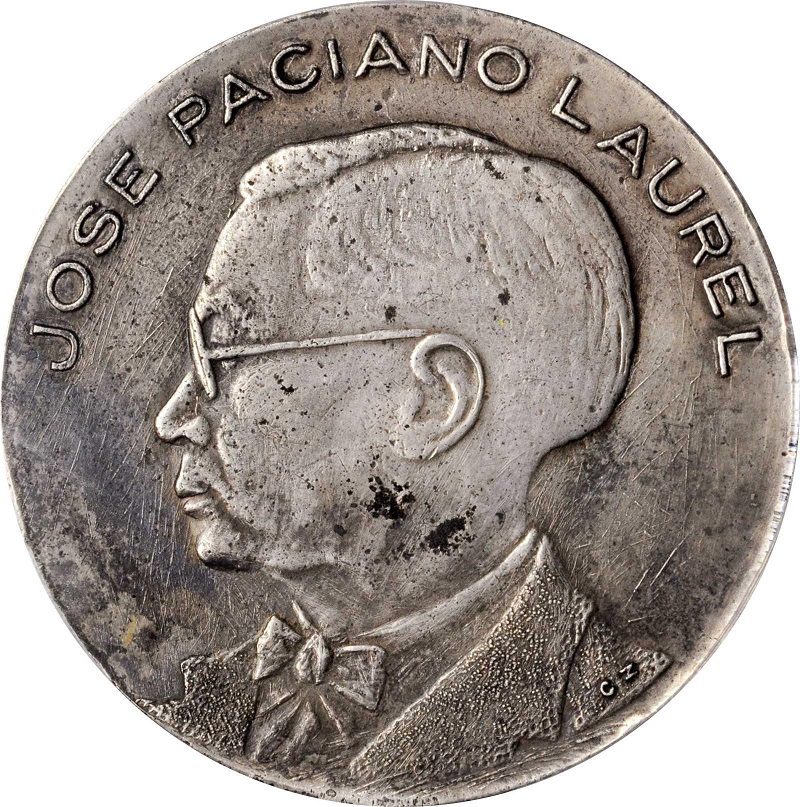 Silve Jose Laurel   Medal, 1943.jpg