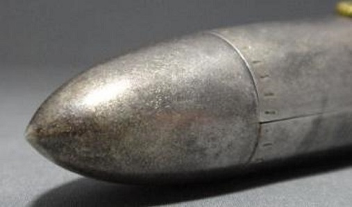 Silver  bonbonniere  in the form of torpedo.jpg