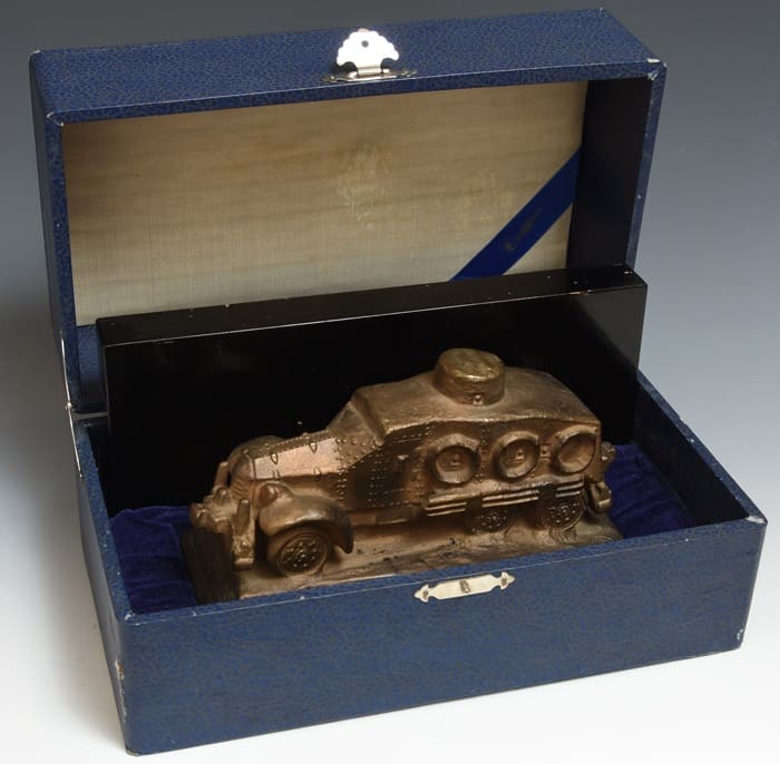 South Manchurian Railway Company Manchurian Incident  Commemorative Sumida Railway Armored Car Paperweight.jpg