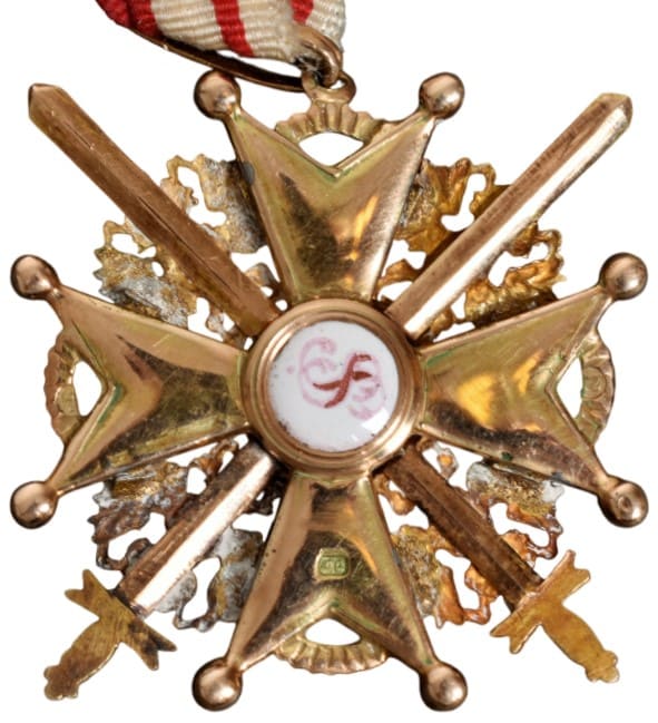 St. Stanislaus-Orden, Kreuz 3. Klasse mit  Schwertern ДО.jpeg