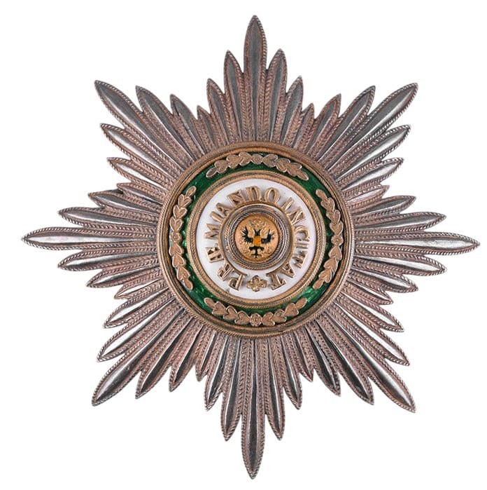 St.Stanislaus Order breast star for Non-Christians made by Julius Keibel.jpg