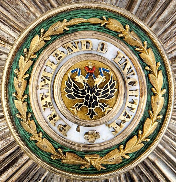 St. Stanislaus Order  with  dubious  central medallion for Non-Christians.jpg