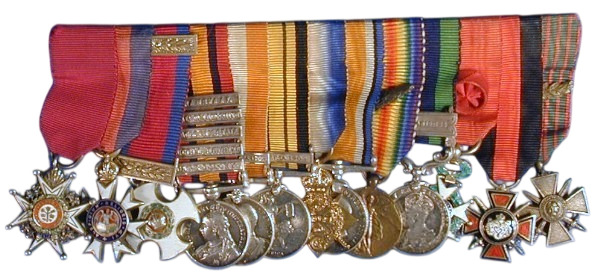 St. Vladimir order in British award group.jpg