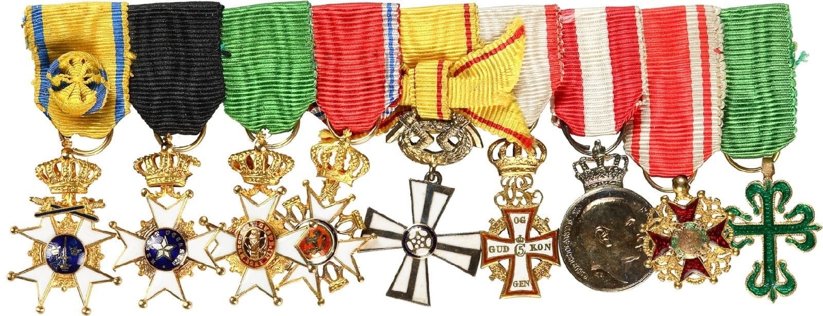 Swedish orders of the Sword, Northern Star, Vase miniatures.jpeg