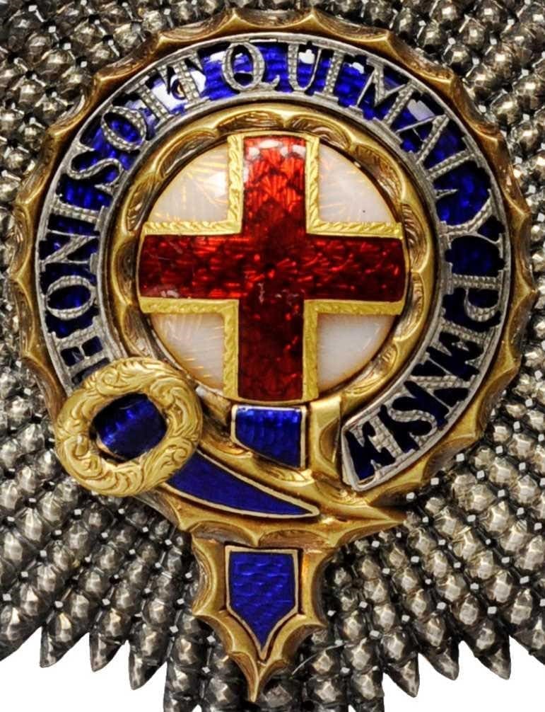 The Most Noble Order of the  Garter breast stars made by Hunt & Roskell.jpeg