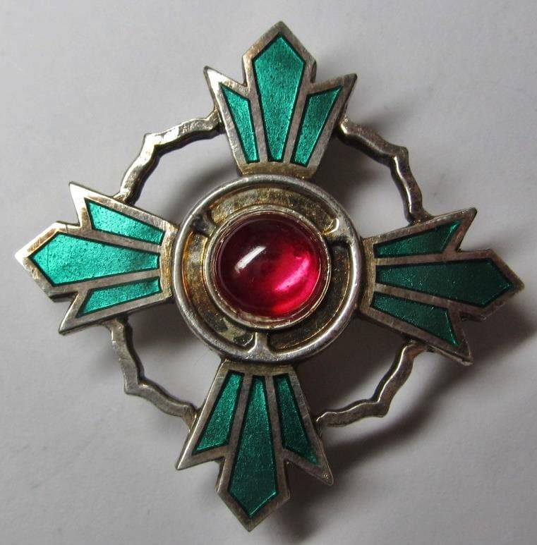 交通栄誉章 緑十字銀章 Traffic Honor  Green Cross Silver Badge.jpg