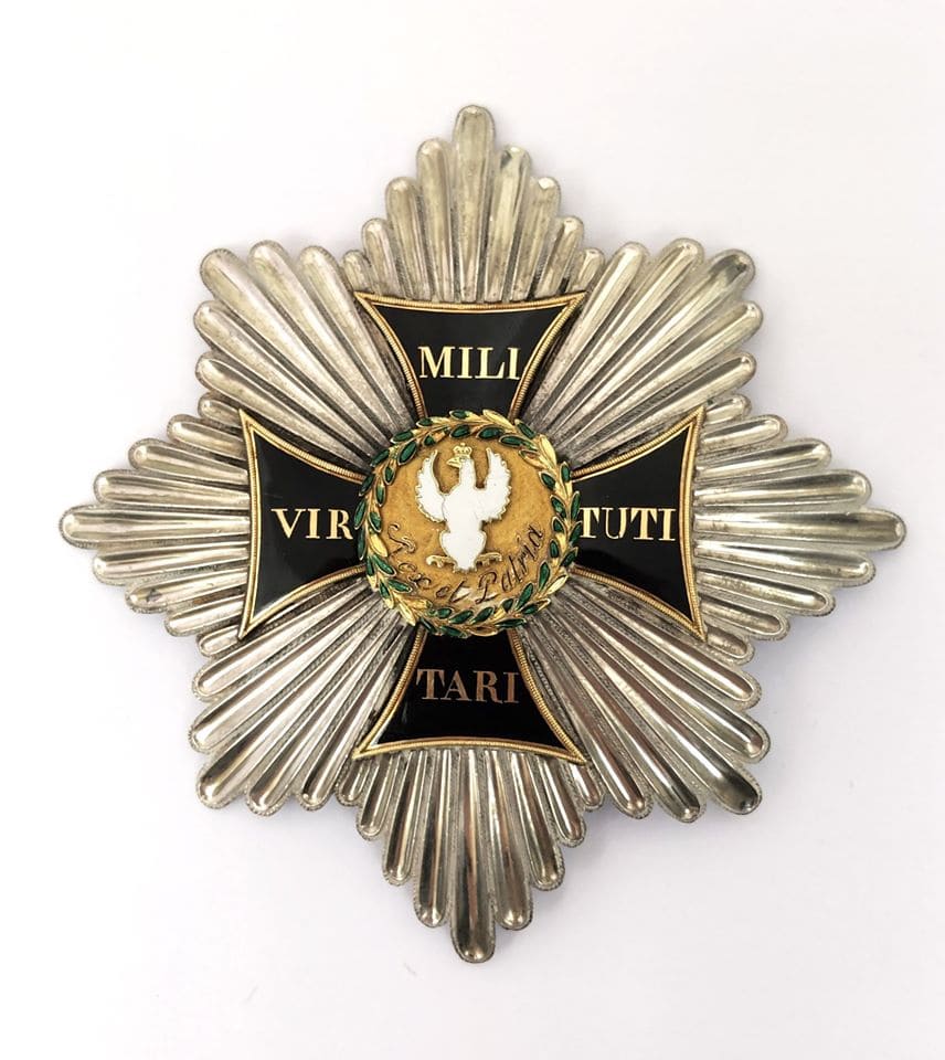 Virtuti Militari order breast star  of the Marshal of the French Empire Louis-Nicolas Davout.jpg