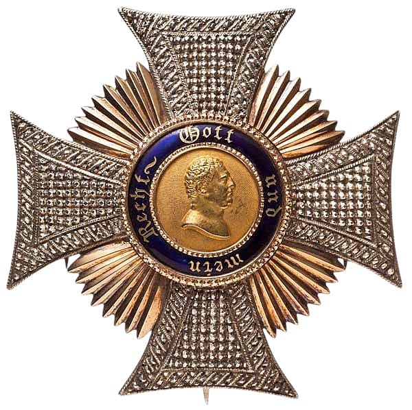 Württemberg Friedrich Order Breast Star made by Peck  Olivier.jpg