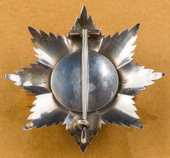 Wurttemberg  Order of the Crown Breast Star with Garter Ribbon.jpg