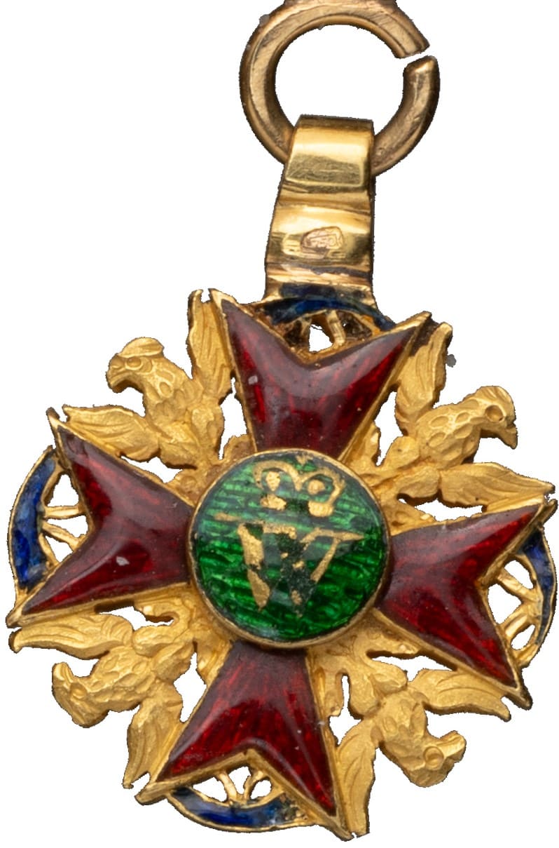 Wurttembergian Order of the  Hunt miniature.jpg