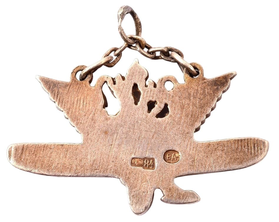 Жетон  «Орел с самолетом и Андреевским флагом.jpg