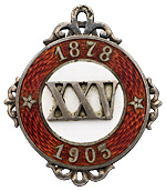 Жетон в память 25-летия Добровольного флота России..jpg