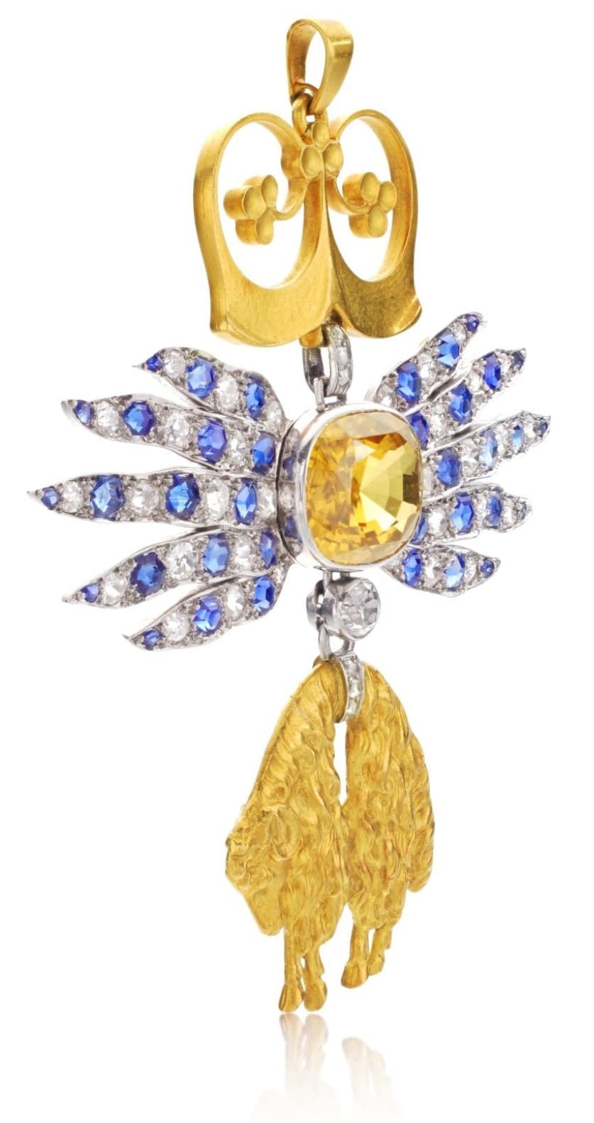 Zircon, sapphire and diamond neck badge of the Order of the Golden Fleece.jpg