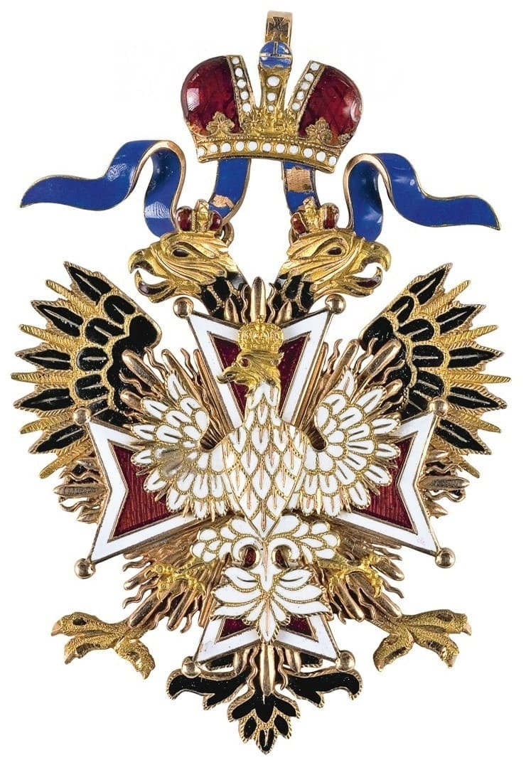 Знак ордена Белого Орла мастерская Юлиуса Кейбеля.jpeg