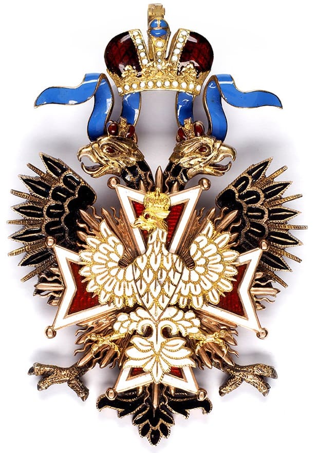 Знак ордена Белого Орла мастерской Юлиуса Кейбеля.jpg
