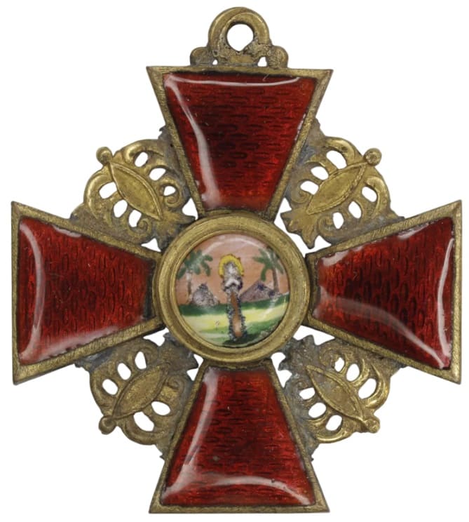 Знак  ордена Св. Анны 3-й степени бронз. Осипов.jpg