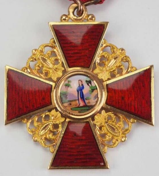 Знак Ордена Св. Анны 3-й степени  KK 185...jpg