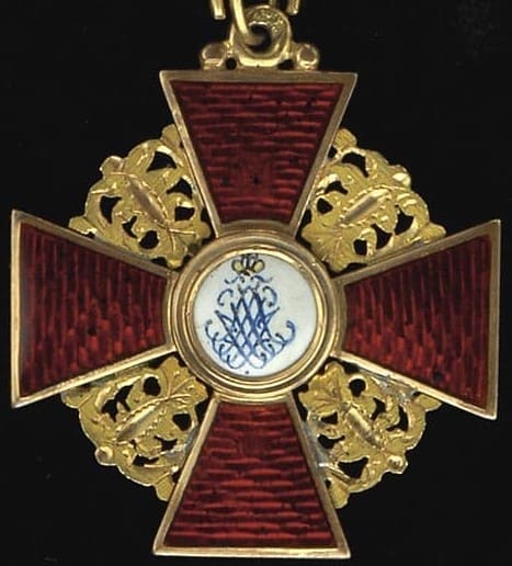 Знак Ордена Св. Анны 3-й степени  мастерской Кеммерера и  Кейбеля.jpg