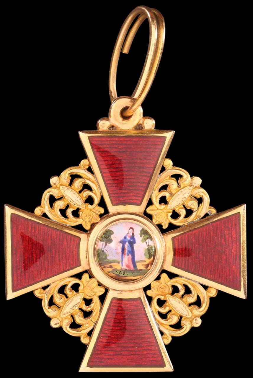 Знак Ордена Св. Анны 3-й степени мастерской Кеммерера и  Кейбеля.jpg