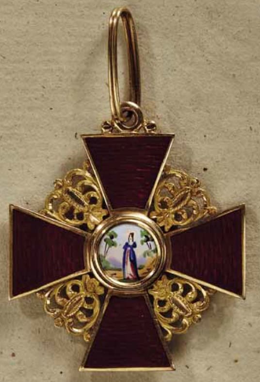Знак Ордена Св. Анны 3-й степени мастерской Кеммерера и  Кейбеля.jpg