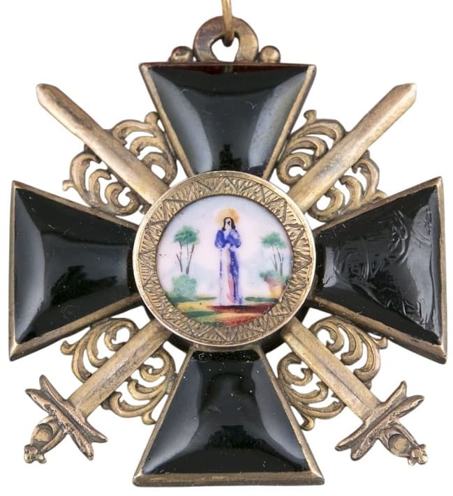 Знак Ордена Св. Анны 3-й степени с  мечами АР.jpg