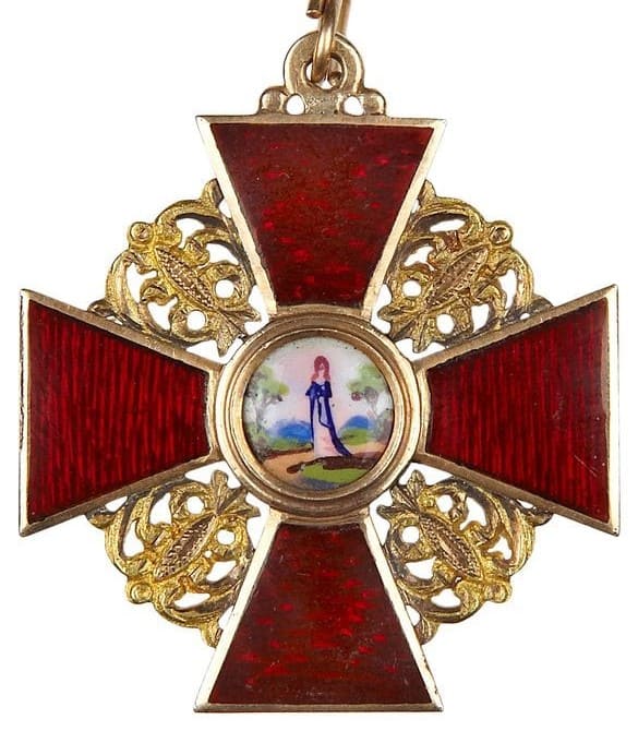 Знак Ордена Св. Анны 3-й степени Вильгельма Кейбеля.jpg