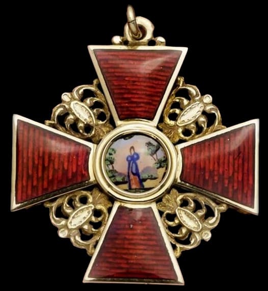 Знак Ордена Св. Анны 3-й степени  Вильгельма Кейбеля.jpg