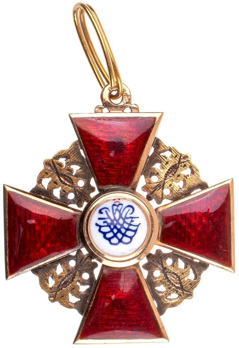 Знак ордена Св. Анны 3 ст. мастерская Альберта  Кейбеля.jpg