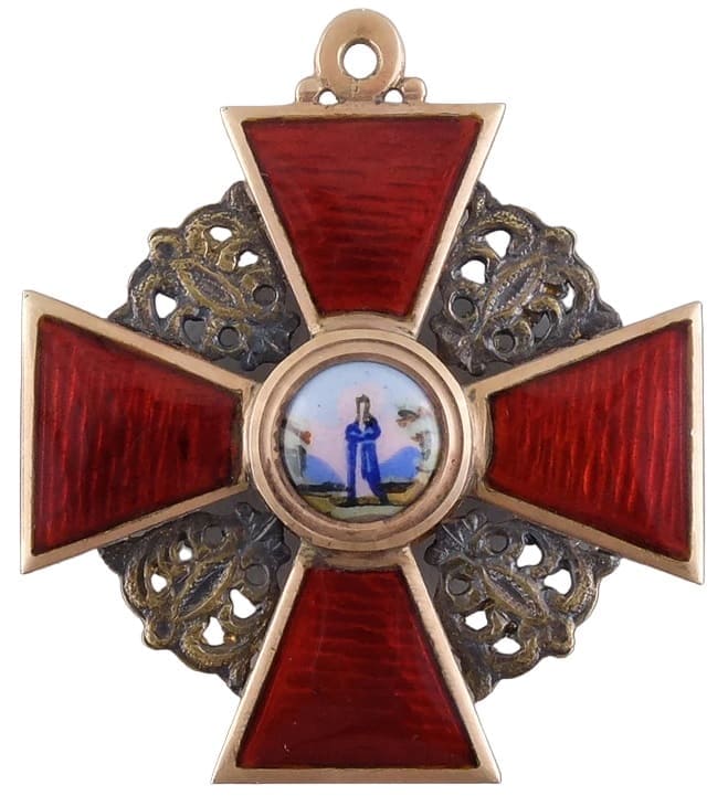 Знак ордена Св. Анны 3 ст. мастерская Альберта Кейбеля.jpg