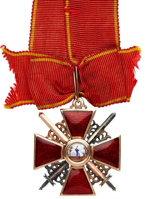 Знак ордена  Св. Анны 3 ст с мечами AK.jpg