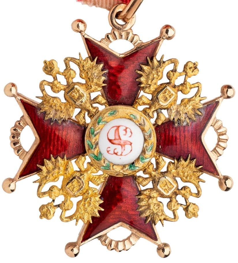 Знак Ордена Св. Станислава 2-й степени  Альберта Кейбеля.jpg
