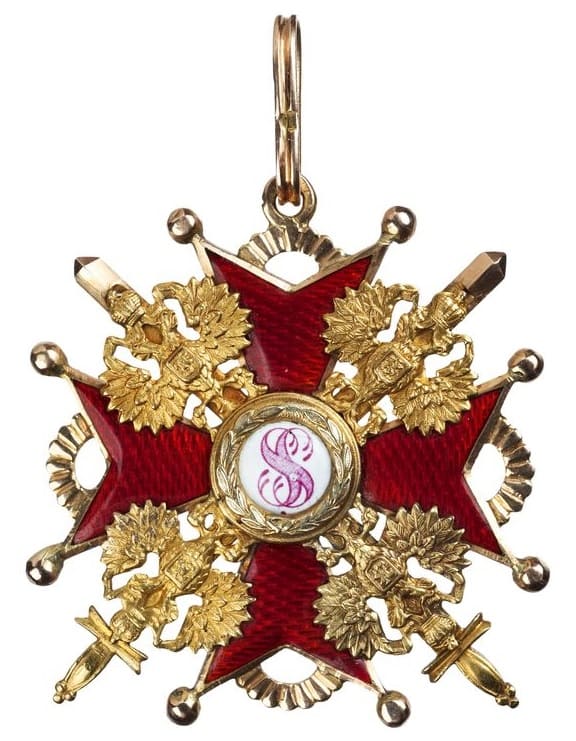 Знак Ордена Св. Станислава 2-й степени с мечами.jpg