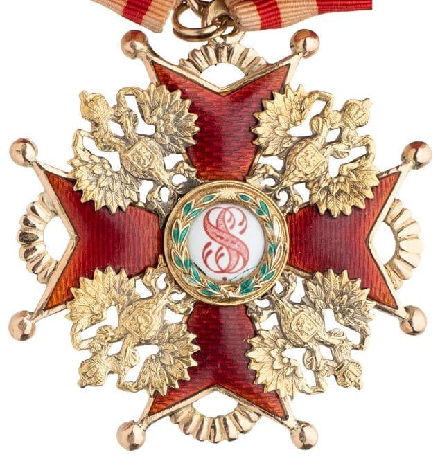 Знак ордена Св. Станислава II ст.  фирма Эдуард ВД.jpg