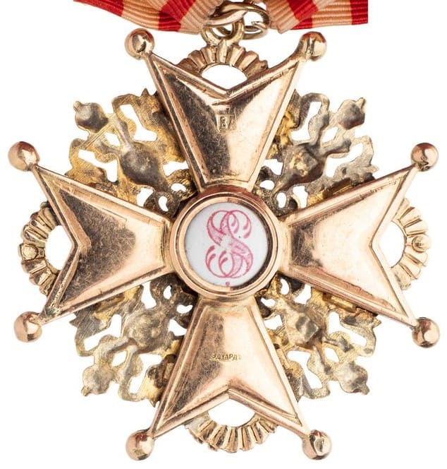 Знак ордена Св. Станислава II  ст.  фирма Эдуард ВД.jpg