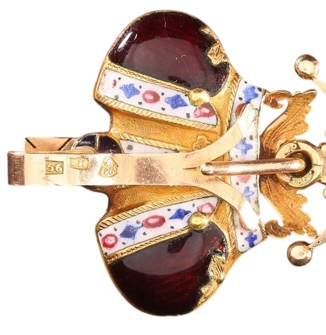 Знак ордена Св. Станислава II  степени с короной Осипов Иван Васильевич.jpg
