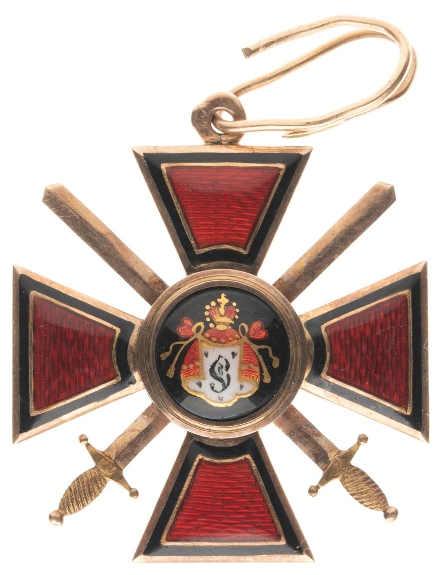 Знак ордена Св. Владимира 4-й степени c мечами ПС.jpg