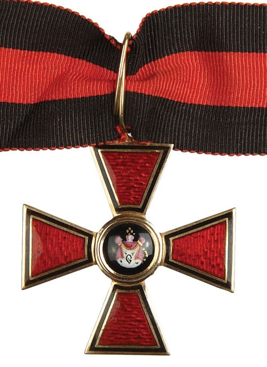 Знак Ордена Св. Владимира 4-й степени Генриха-Вельгельма Кеммерера и Вильгельма Кейбеля.jpg