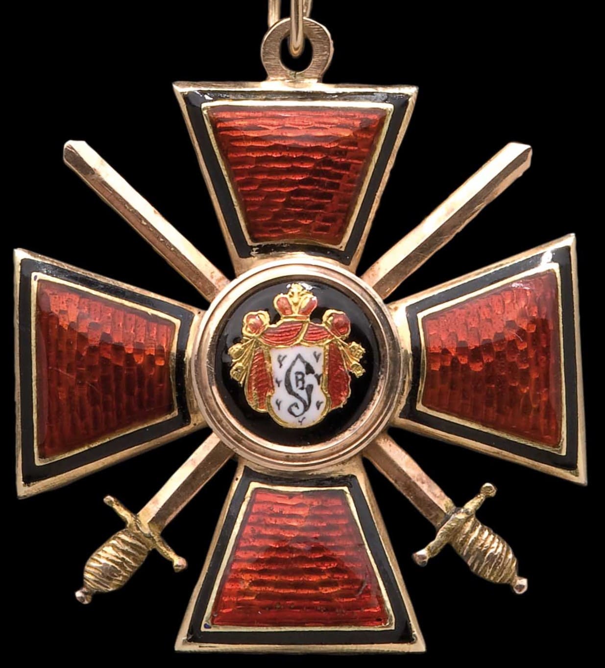 Знак  Ордена Св. Владимира 4-й степени с мечами и бантом ИВ.jpg
