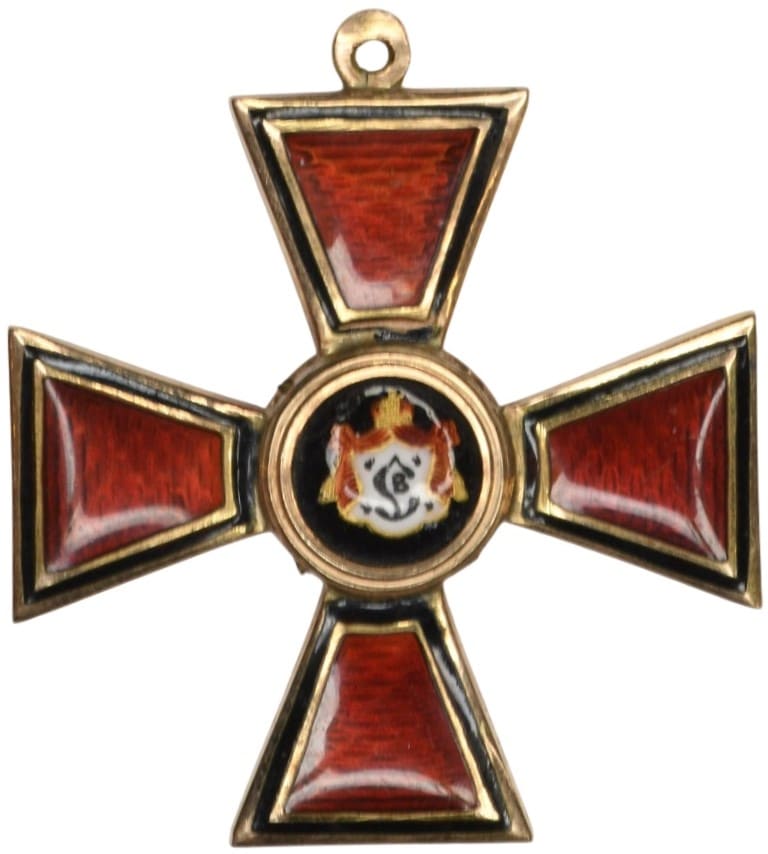 Знак ордена Св. Владимира IV  степени ВД Фирма Эдуард.jpg