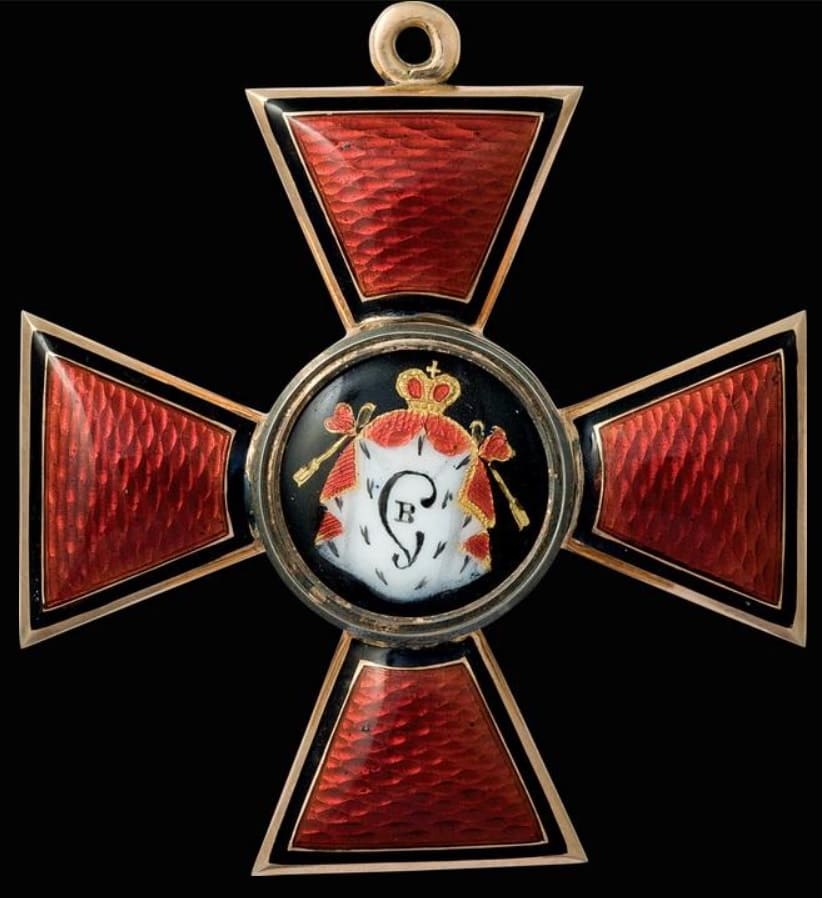 Знак ордена Святого равноапостольного князя Владимира 2-й степени Ивана Осипова.jpg