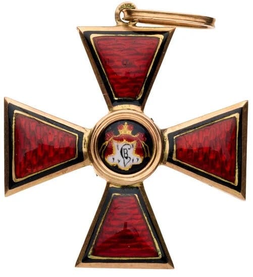 Знак ордена Святого  равноапостольного князя Владимира 3-й степени ИЛ.jpg