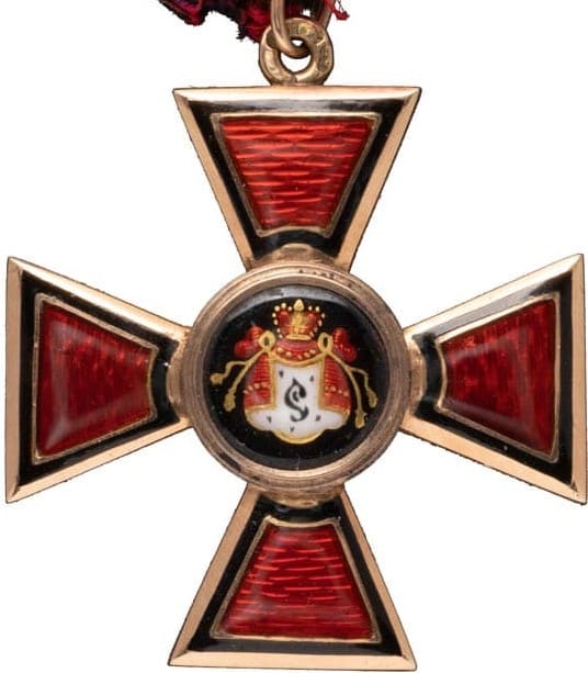Знак ордена Святого равноапостольного князя  Владимира 4-й степени А.Р.jpg