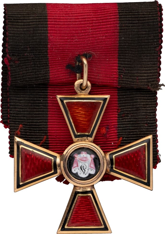 Знак ордена Святого равноапостольного князя Владимира 4-й степени КК.jpg