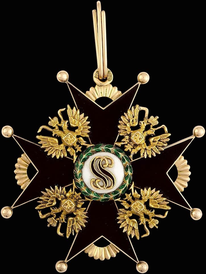 Знак ордена Святого Станислава 1-й степени 1867.jpg