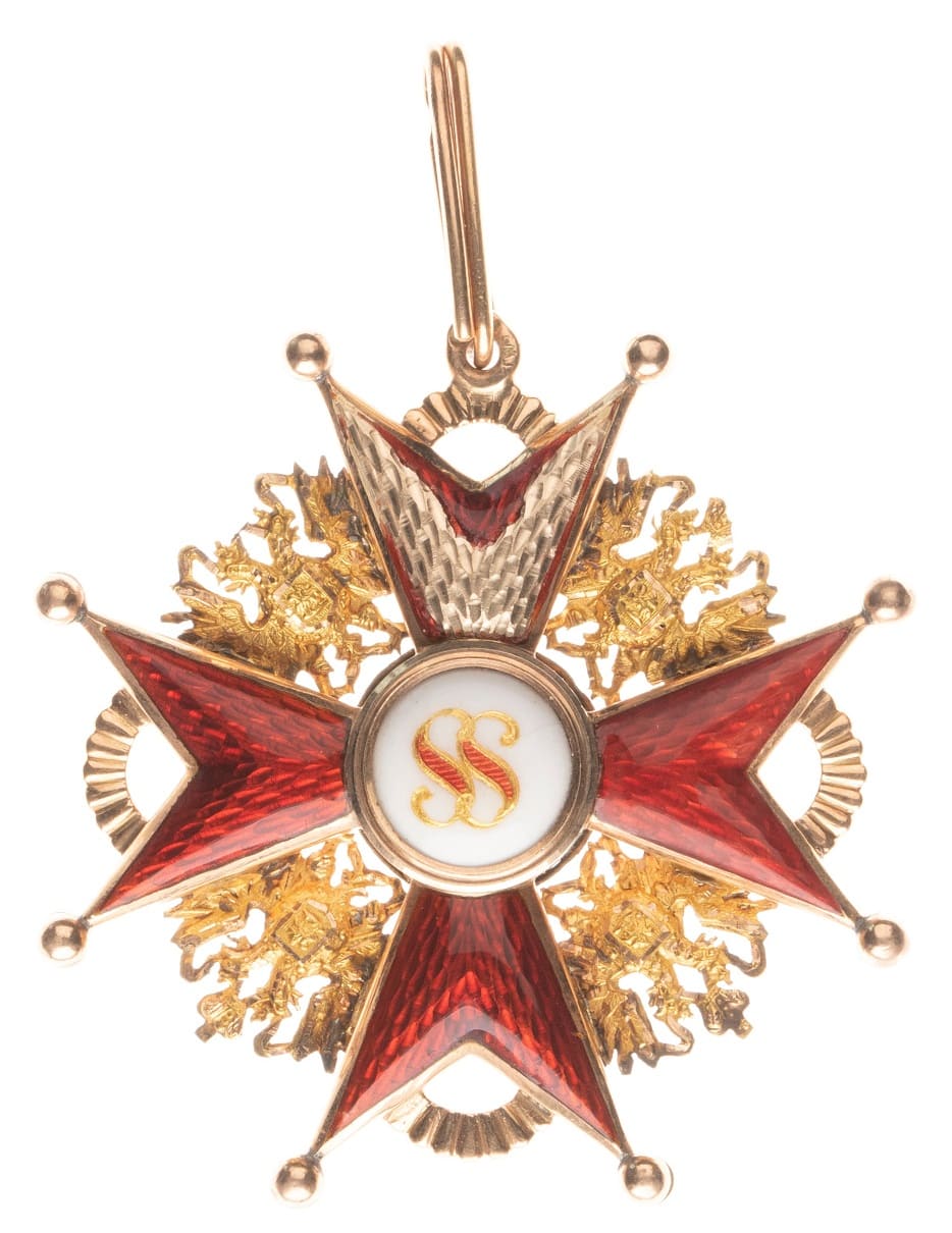 Знак ордена  Святого Станислава 1-й степени АР.jpg