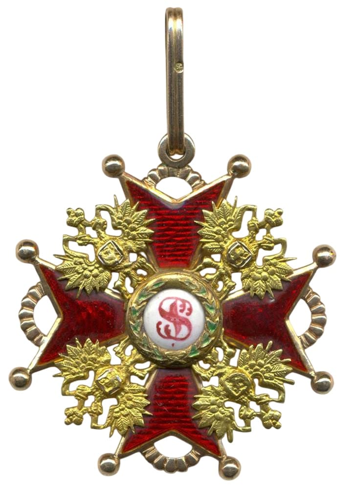 Знак ордена Святого  Станислава 2-й степени 1882–1898.jpg